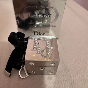 Rare Dior Play Dice Extreme Shine Lip Gloss w:Keychain 171 “Bet On Pink”